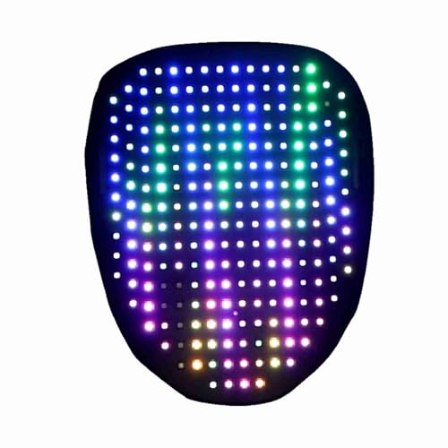 Denash 2000mah Wiederaufladbare LED -glühende Gesichtsabdeckung für Festivalparty, 45 Dynamische Muster Denash 2000mah Wiederaufladbare LED -glühende Gesichtsabdeckung für Festivalparty, 45 Dynamische Muster von Denash