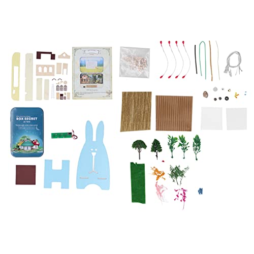 Denash DIY -Holzpuppenhaus Miniatur -Kit für, Unterhaltsame Interaktion mit Freunden und Familie Denash DIY -Holzpuppenhaus Miniatur -Kit für, Unterhaltsame Interaktion mit Freunden und Familie von Denash