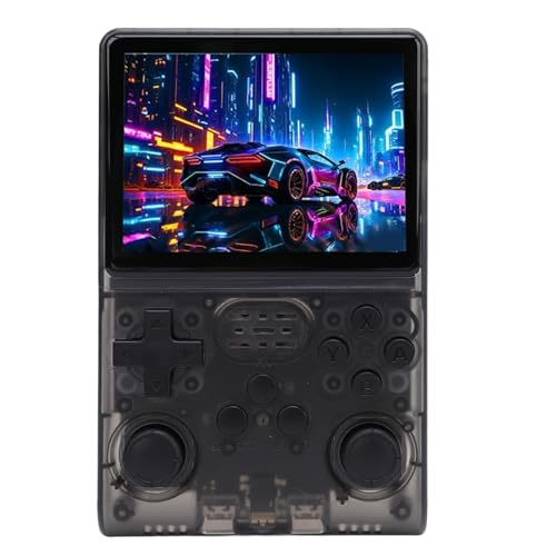 Denash Handheld-Spielekonsole, 3,5-Zoll-IPS-Bildschirm, Tragbare Retro-Spielekonsolen mit 256 GB Speicher, 30.000 Spiele, Videospielkonsole Unterstützt über 20 Emulatoren (Transparentes von Denash