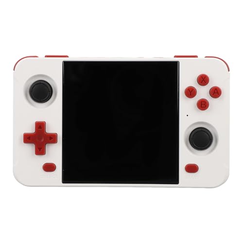 Denash Handheld-Spielekonsole, 4 Zoll 4000 MAh Tragbare Retro-Spielekonsolen 16G 64G Videospielkonsole Unterstützt 11 Emulatorspiele (White) von Denash