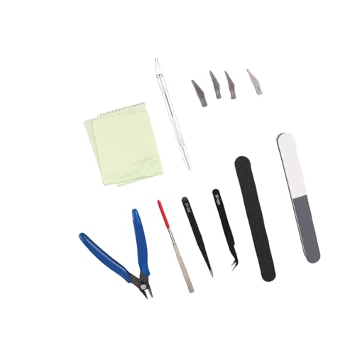 Denash Modellwerkzeuge Kit Edelstahl -Pinzette Praktische Gebäude Reparatursatz für Flugzeugmodellierer Metall Denash Modellwerkzeuge Kit Edelstahl -Pinzette Praktische Gebäude Reparatursatz für Flugzeugmodellierer Metall von Denash