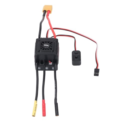 Denash Wasserfestes 60A RC Bürstenloser ESC External Programing Port Electric Speed Controller, Breite Kompatibilität für 1/10 Kurzstrecken -LKWs, Alle Wetterrennen Denash Wasserfestes 60A RC Bürstenloser ESC External Programing Port Electric Speed Controller, Breite Kompatibilität für 1/10 Kurzstrecken -LKWs, Alle Wetterrennen von Denash