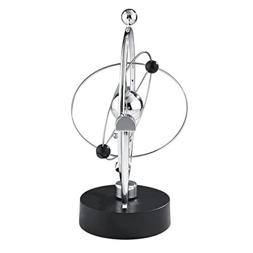 Newtons Wiege, Perpetual Newton Balls, Automatischer Elektrischer Swing-Ball-Schreibtisch aus Kunststoff (A603) von Denash