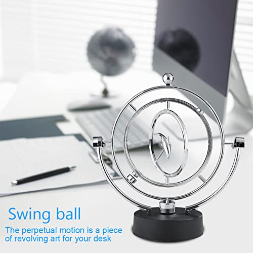 Newtons Wiege, Perpetual Newton Balls, Automatischer Elektrischer Swing-Ball-Schreibtisch aus Kunststoff (A607) von Denash