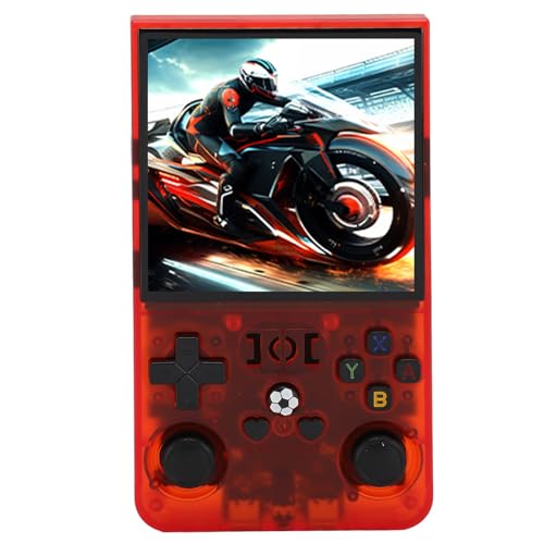 R36MAX Retro-Spielekonsole, Handheld-Spielekonsole, 4-Zoll-IPS-Bildschirm 720 X 720 Open Source, Retro-Videospielkonsole, 4000-mAh-Akku, Unterstützt 60+ Emulator, Mehrere Spiele, von Denash