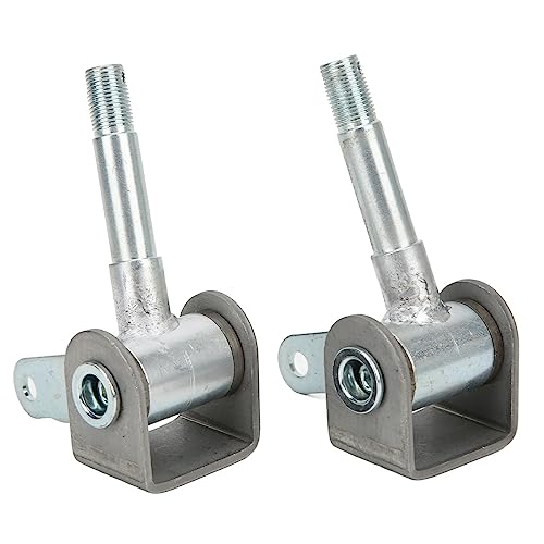 Spindel-Set, 4,5 X 5/8 Zoll, 2-teilige Spindelhalterung, Robuste, Hochfeste Stahllegierung für Go-Kart-Zubehör von Denash