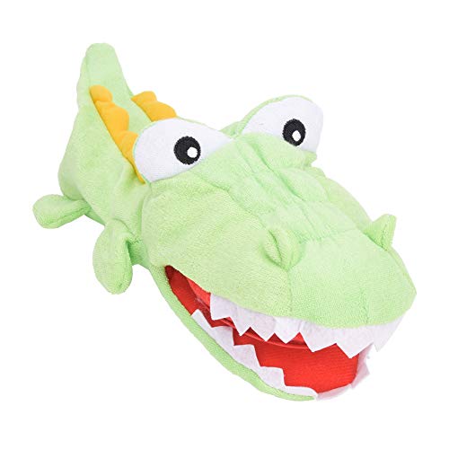 Tierische Handpuppe, Sichere Ungiftige Handpuppe, Interaktives Spielzeug für, Cartoon-Tier für (Krokodil 28CM) von Denash