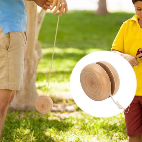 Umweltfreundliches Holz-Yoyo, Gesundes Yo-Yo-Spielzeug, für Kinderspaß für Anfänger von Denash