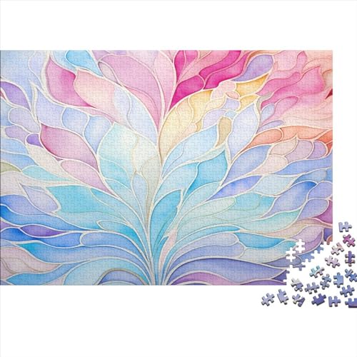 Lackierter Lotus Puzzle 1000 Teile Puzzle Für Erwachsene Und Kinder Ab 14 Jahren,Puzzlespiel Erwachsenen Puzzlespiel Puzzel 1000pcs (75x50cm) von DengMouu