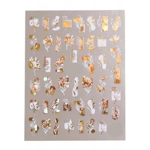 Deni Carte Aufkleber Nagelschmuck selbstklebend für Deni Carte Deko Nailart Sticker Selbstklebende Nageldekorationen von Deni Carte