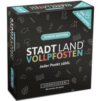 Denkriesen - Stadt Land Vollpfosten® - das Kartenspiel - Junior Edition 'jeder Punkt Zählt.' von D&R Denkriesen GmbH