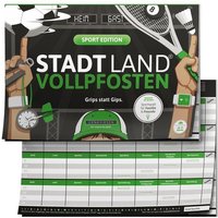 Denkriesen - Stadt Land Vollpfosten® - Sport Edition 'grips Statt Gips.' - A4 von D&R Denkriesen GmbH