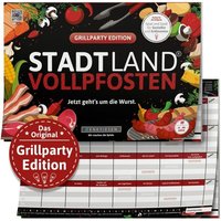 Denkriesen - Stadt Land Vollpfosten® - Grillparty Edition - 'jetzt Geht's Um die Wurst.' - A4 von D&R Denkriesen GmbH