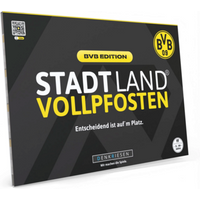 DENKRIESEN BV2017 Stadt Land Vollpfosten® - BVB EDITION - Entscheidend ist aufm Platz. A4-Spielblock von Denkriesen