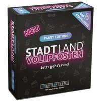 DENKRIESEN DEN09197 STADT LAND VOLLPFOSTEN: Das Kartenspiel – Party Edition von Denkriesen