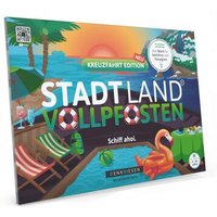 DENKRIESEN DENSL227 STADT LAND VOLLPFOSTEN® Kreuzfahrt Edition – "Schiff ahoi!" - A4 Spielblock von Denkriesen