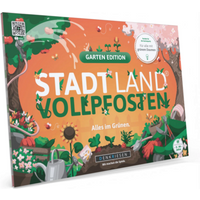 DENKRIESEN SL224 Stadt Land Vollpfosten® Garten Edition – "Alles im Grünen."- A4 Spielblock von Denkriesen