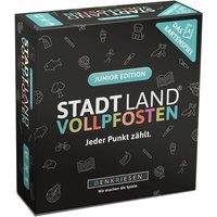 DENKRIESEN SL3004 STADT LAND VOLLPFOSTEN® – Das Kartenspiel – JUNIOR EDITION "Jeder Punkt zählt." von Denkriesen