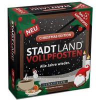 DENKRIESEN SL3012 Stadt Land Vollpfosten®: Das Kartenspiel – CHRISTMAS EDITION - Alle Jahre wieder von Denkriesen