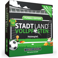 DENKRIESEN SL317 Stadt Land Vollpfosten® Fußball Edition – "Heimspiel." - Das Kartenspiel von Denkriesen