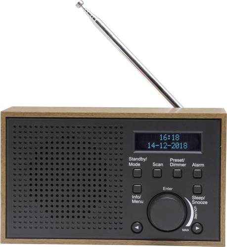 Denver DAB-46 Tischradio DAB+, UKW Grau von Denver