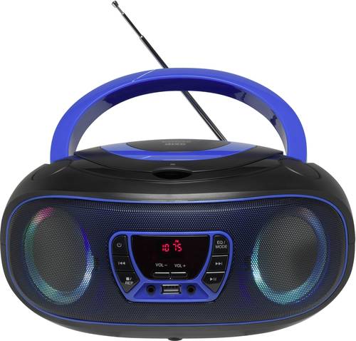 Denver TCL-212BT CD-Radio UKW AUX, CD, USB, Bluetooth® Stimmungslicht Blau von Denver