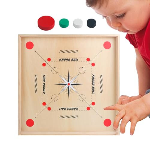 Deojtga -Schachspiel, Schachspiel - Schachspiele Interaktives Spielzeug | Strategisches Schachbrett-Set aus Holz, Reisespielzeug-Puzzlebrett, Tischspiele für Kinder und Erwachsene von Deojtga