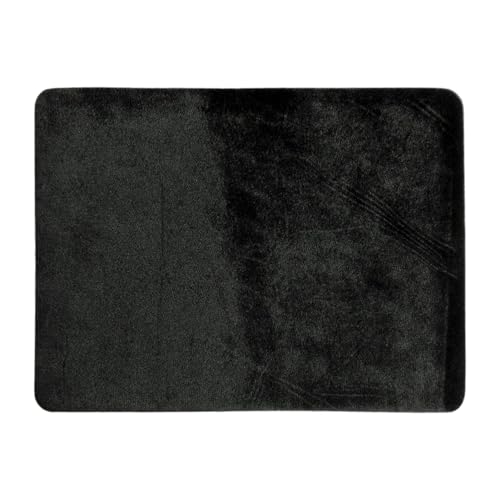 Deojtga Kartenspiel Pad Professionelle Flanell Poker Karte Deck Matte Große Poker Pad Nahaufnahme Magie Zubehör für Pokerliebhaber Zauberer (Schwarz) von Deojtga