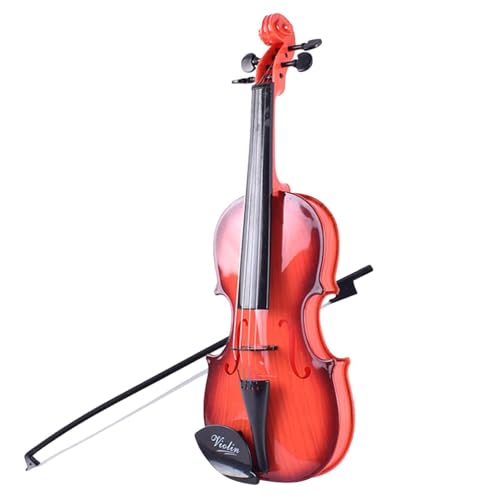 Deojtga Kinder-Geigenspielzeug, Violin-Musikspielzeug | Violinmusikinstrument mit verstellbaren Saiten | Simuliertes Musikspielzeug, Geigenmusikinstrument, Geigenspielzeug, Bildungsspielzeug für und von Deojtga