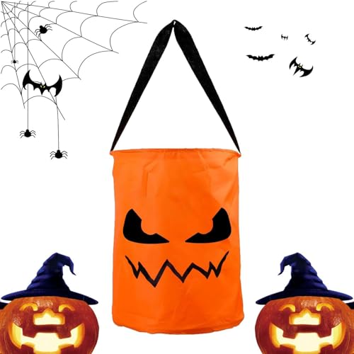 Deojtga LED-Leuchtbeutel, LED-Leucht-Halloween-Süßigkeitstüten,-Süßes-oder-Leckerei-Partytüten Goodie Bags | Reise-Süßigkeitseimer, Halloween-Aufbewahrungstaschen, -Goodie-Taschen für Kinder, von Deojtga