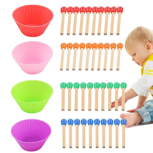 Deojtga Streichholz-Rätsel,Streichholz-Mathe-Rätsel, Streichholz-Spiele, lustiges Streichholz-Puzzle aus Holz, Match-Puzzlespiel Matchstick fordert Lernspielzeug für Kinder zur Aufklärung in der von Deojtga