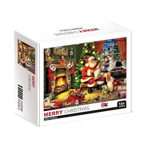 Deojtga Weihnachts-Adventskalender-Puzzle, Countdown bis Weihnachten jeden Tag im Dezember | Jeder Tag im Dezember 24-Tage-Kalender-Puzzle, Winterferien-Puzzle für Familienspaß von Deojtga