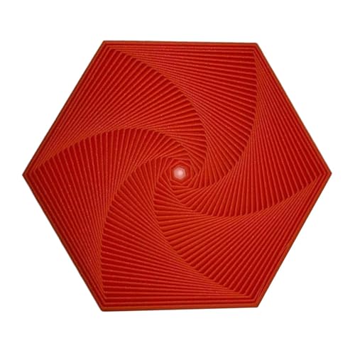 Fractal Fidget Hexagon, 2024 Neu Hexagon Spiralspielzeug, 3D-Druck Hexagon Cube Fidget Gear Spielzeug, Perfekt für Stress und Angst Fidget Spielzeug, Achtsame Meditation Auch von Deojtga