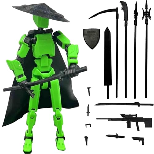 3 Action Figure, 2024 Neu Titans 13 Action Figure mit Mehreren Gelenken, 3D Druck Lucky-13 Action Figure Geschenk für Kinder, Erwachsener von Deojtga