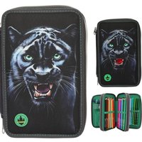 Adventure World 3 Fach Federtasche LED PANTHER Adventure World 3 Fach Federtasche LED PANTHER von Depesche