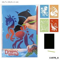 DEPESCHE 011078 Dino World Magic Scratch Karten DRAGON von Depesche