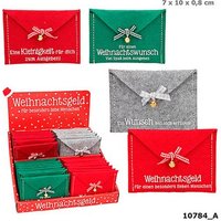 DEPESCHE 10784 Weihnachtsgeld Filztäschchen von Depesche