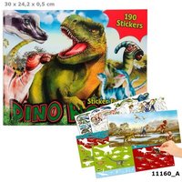 DEPESCHE 11160 Dino Stickerfun, Malbuch mit Stickerbogen von Depesche