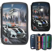 DEPESCHE 13333 Monster Cars 3 Fach Federtasche LED Polizeiauto DEPESCHE 13333 Monster Cars 3 Fach Federtasche LED Polizeiauto von Depesche