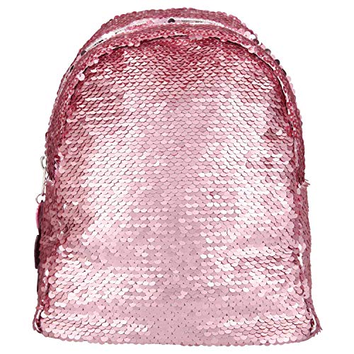 Depesche 10647 Rucksack mit Streichpailletten, FANTASYModel Ballett, rosa, ca. 23 x 19 x 10 cm von Depesche