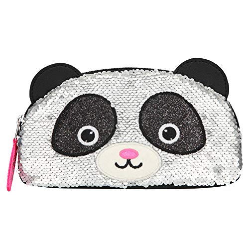 Depesche 10927 Kosmetiktasche mit Pailletten, Snukis Panda, ca. 21 x 12 x 4,5 cm von Depesche