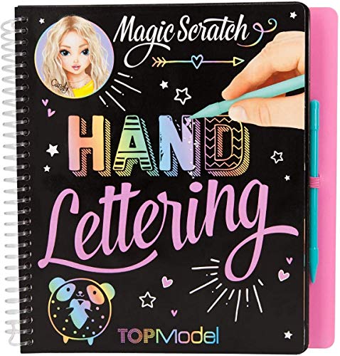 Depesche 11113 Malbuch Magic Scratch Hand Lettering, TOPModel, ca. 22 x 19,5 x 2 cm von Top Model