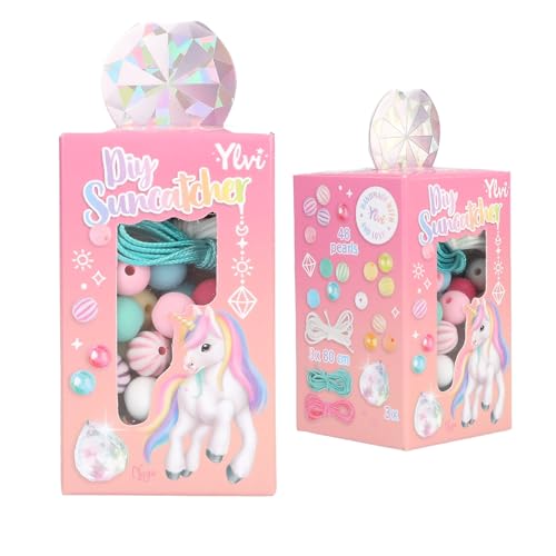 Depesche 12171 Ylvi - DIY Sonnenfänger Set, mit 3 Diamant Perlen, vielen bunten Perlen und 3 Elastikbändern, für insgesamt 3 Sun Catcher, inkl. Anleitung Depesche 12171 Ylvi - DIY Sonnenfänger Set, mit 3 Diamant Perlen, vielen bunten Perlen und 3 Elastikbändern, für insgesamt 3 Sun Catcher, inkl. Anleitung von Depesche