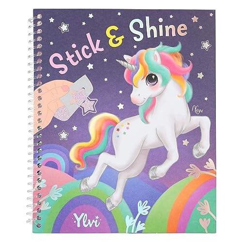 Depesche 12472 Ylvi - Malbuch Stick & Shine, 24 Seiten mit tollen Einhorn Motiven und magischen Wesen, zum ausmalen und gestalten Depesche 12472 Ylvi - Malbuch Stick & Shine, 24 Seiten mit tollen Einhorn Motiven und magischen Wesen, zum ausmalen und gestalten von Depesche