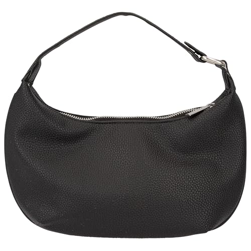 Depesche 12622 TOPModel City Girls - Kleine Handtasche in Schwarz, Täschchen in Leder-Optik mit kurzem Tragegriff von Depesche