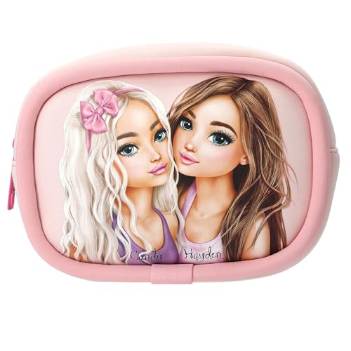 Depesche 13537 TOPModel - Kosmetiktasche Beauty and Me In Rosa, mit Model Motiv, Täschchen aus weichem Neopren-Stoff Depesche 13537 TOPModel - Kosmetiktasche Beauty and Me In Rosa, mit Model Motiv, Täschchen aus weichem Neopren-Stoff von Depesche
