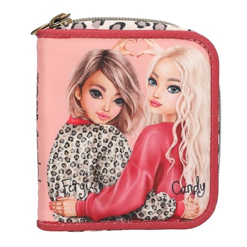 Depesche 13646 TOPModel Leoheart - Portemonnaie in Rosa und Rot, mit Model Motiv und Leo-Muster, Geldbörse mit Druckknopf-Verschluss Depesche 13646 TOPModel Leoheart - Portemonnaie in Rosa und Rot, mit Model Motiv und Leo-Muster, Geldbörse mit Druckknopf-Verschluss von Depesche