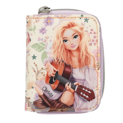 Depesche 13666 TOPModel Cowgirl - Portemonnaie in Lila, mit Model Motiv und Blumen Muster, Geldbörse mit Druckknopf-Verschluss Depesche 13666 TOPModel Cowgirl - Portemonnaie in Lila, mit Model Motiv und Blumen Muster, Geldbörse mit Druckknopf-Verschluss von Depesche