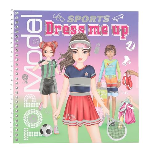 Depesche 13808 TOPModel Dress Me Up - Stickerbuch Sports, mit 24 Seiten sportlicher Model Motive zum Selbstgestalten, inkl. 11 Stickerbogen Depesche 13808 TOPModel Dress Me Up - Stickerbuch Sports, mit 24 Seiten sportlicher Model Motive zum Selbstgestalten, inkl. 11 Stickerbogen von Depesche