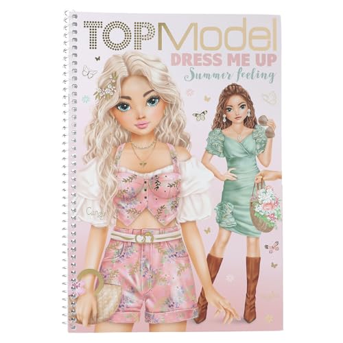 Depesche 13833 TOPModel Summer Feeling - Dress Me Up Stickerbuch mit 24 Seiten Model Motiven zum Verzieren, inkl. 7 Seiten Accessoire Sticker Depesche 13833 TOPModel Summer Feeling - Dress Me Up Stickerbuch mit 24 Seiten Model Motiven zum Verzieren, inkl. 7 Seiten Accessoire Sticker von Depesche